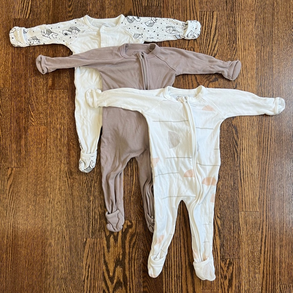 Goumi | Set of Three Sleepers WITH hand flaps